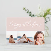 CARTE FÉLICITATIONS MODERNES (Debout devant)