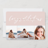 CARTE FÉLICITATIONS MODERNES (Devant)