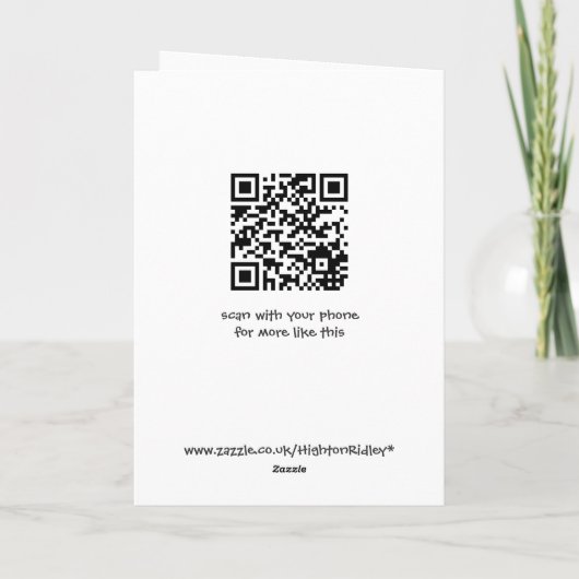 Carte Félicitations - Nébuleuse papillon en Scorpie (Dos)