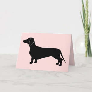 Carte Félicitations New Dachshund