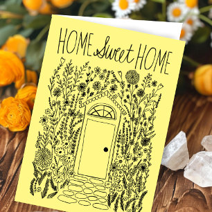 Carte Félicitations New Home Garden Door Custom