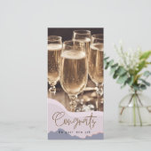 Carte Félicitations Nouveau Emploi Moderne Élégant Félic (Debout devant)