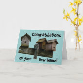 Carte Félicitations Nouveau foyer (Fleur jaune)