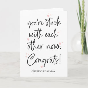 Carte Félicitations Nouveau Monsieur et Madame la Fiança