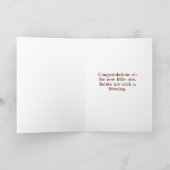 Carte Félicitations Nouveau Père (Intérieur)