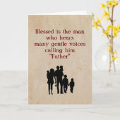 Carte Félicitations Nouveau Père (Fleur jaune)