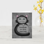 Carte Félicitations nouvel animal de compagnie (Fleur jaune)