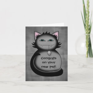 Carte Félicitations nouvel animal de compagnie
