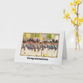 Carte Félicitations, obtention du diplôme de West Point (Fleur jaune)