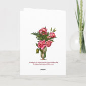 Carte Félicitations ou BEAUCOUP utilisations de mariage (Dos)