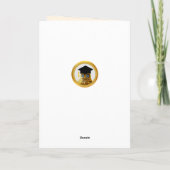 Carte Félicitations Owl Graduation (Dos)