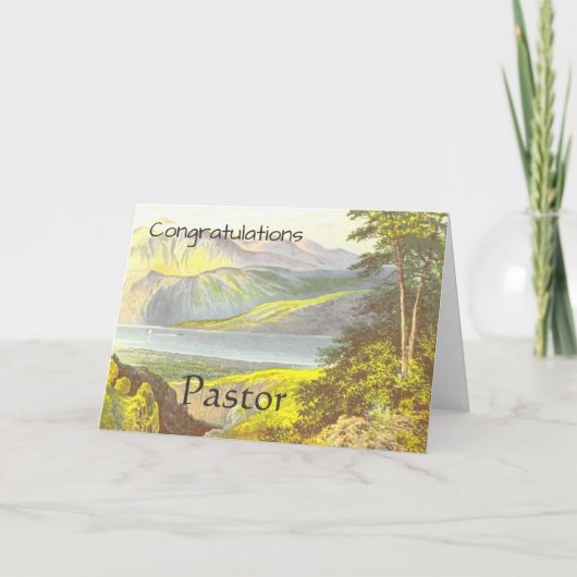 Carte Félicitations Pasteur (Devant)