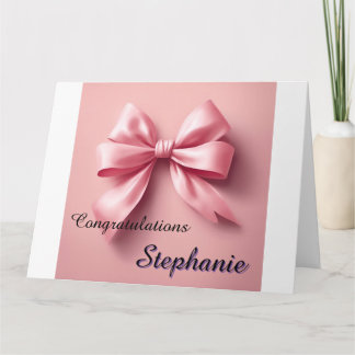 Carte Félicitations Personnalisées Félicitations À La Bo