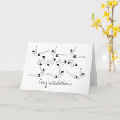 Carte Félicitations Pilates Instructor Card (Fleur jaune)