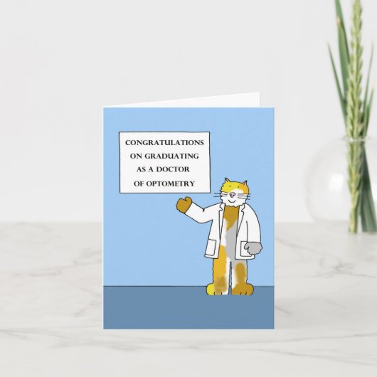 Carte Félicitations pour avoir obtenu un diplôme de Dr d (Devant)