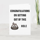 Carte Félicitations pour avoir quitté votre emploi (Devant)