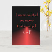 Carte félicitations pour avoir réussi l'examen de barre (Fleur jaune)