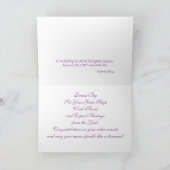 Carte Félicitations pour bague de diamant - pour toutes  (Intérieur)