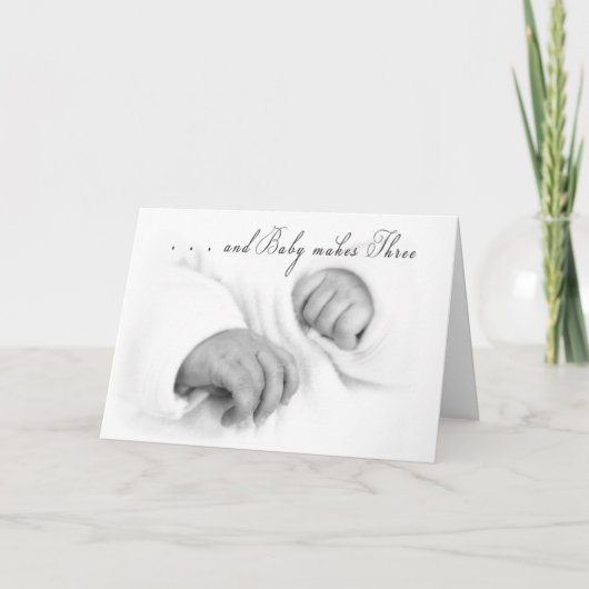 Carte Félicitations pour bébé (Devant)