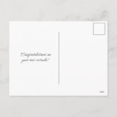 Carte Félicitations pour Bébé (Dos)