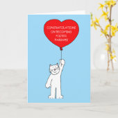 Carte Félicitations pour devenir parents d'accueil (Fleur jaune)