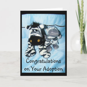 Carte Félicitations pour l'**ADOPTION**