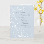 Carte Félicitations pour la Baby Shower (Fleur jaune)