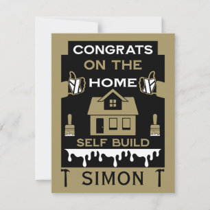 Carte Félicitations pour la construction de votre maison