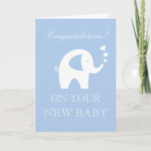 Carte Félicitations pour la coutume de votre nouveau béb