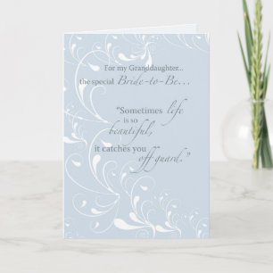 Carte Félicitations pour la fête de mariage de la petite