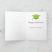 Carte Félicitations pour la finition drôle et bien faite (Intérieur)