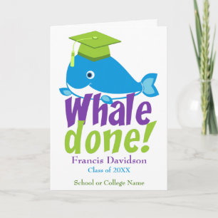 Carte Félicitations pour la finition drôle et bien faite