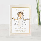 Carte Félicitations pour la future mariée à l'occasion d (Devant)