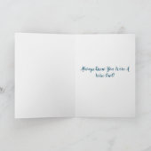 Carte Félicitations pour la graduation de Wise Owl (Intérieur)