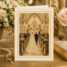 Félicitations pour la messe de mariage catholique