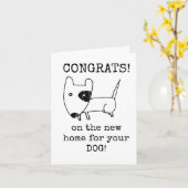 Carte Félicitations pour la nouvelle maison pour votre c (Fleur jaune)