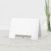 Carte Félicitations pour la performance, Brava pour Femm (Dos)