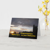 Carte Félicitations pour la personnaliser d'ordination a (Fleur jaune)