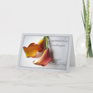 Carte Félicitations pour la petite-fille, le jour du mar