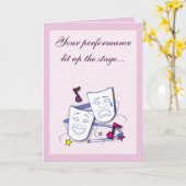 Carte Félicitations pour la pièce ! (Fleur jaune)