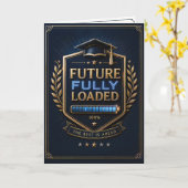 Carte Félicitations pour la remise des diplômes « Future (Fleur jaune)
