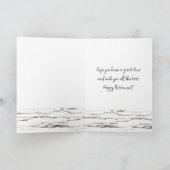 Carte Félicitations pour la retraite, Arche délicate, Av (Intérieur)