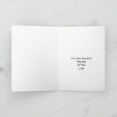 Carte Félicitations pour la retraite de train Visual Dec (Intérieur)