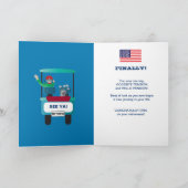 Carte Félicitations pour la retraite Golfer Riding Panie (Intérieur)