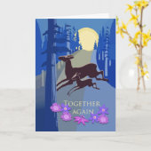 Carte Félicitations pour la Réunion avec Mère de la Nais (Fleur jaune)