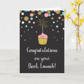 Carte Félicitations pour la sortie de votre livre (Fleur jaune)