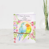Carte Félicitations pour l'anniversaire de mariage de vo (Devant)
