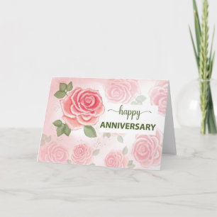 Carte Félicitations pour l'anniversaire du mariage Aquar