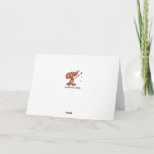 Carte Félicitations pour l'arrivée du nouvel humour bébé (Dos)