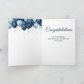 Carte Félicitations pour le 10e anniversaire du Mariage (Intérieur)